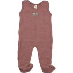 Strampler Wollfrottee mauve 56