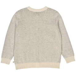Strick-Cardigan "Blumen" oak-rose 98