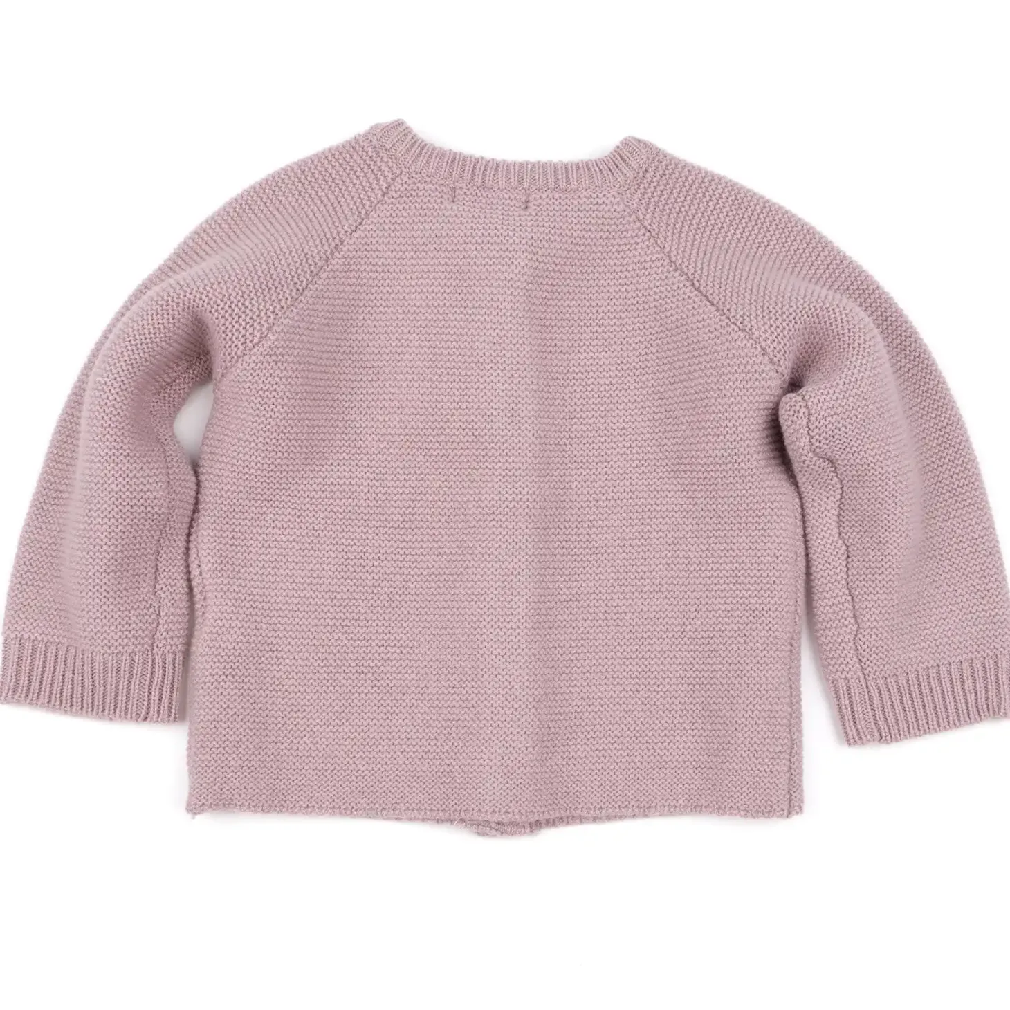 Strickjacke mit Cashmere altrose 62/68