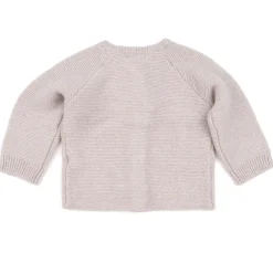 Strickjacke mit Cashmere beige 50/56