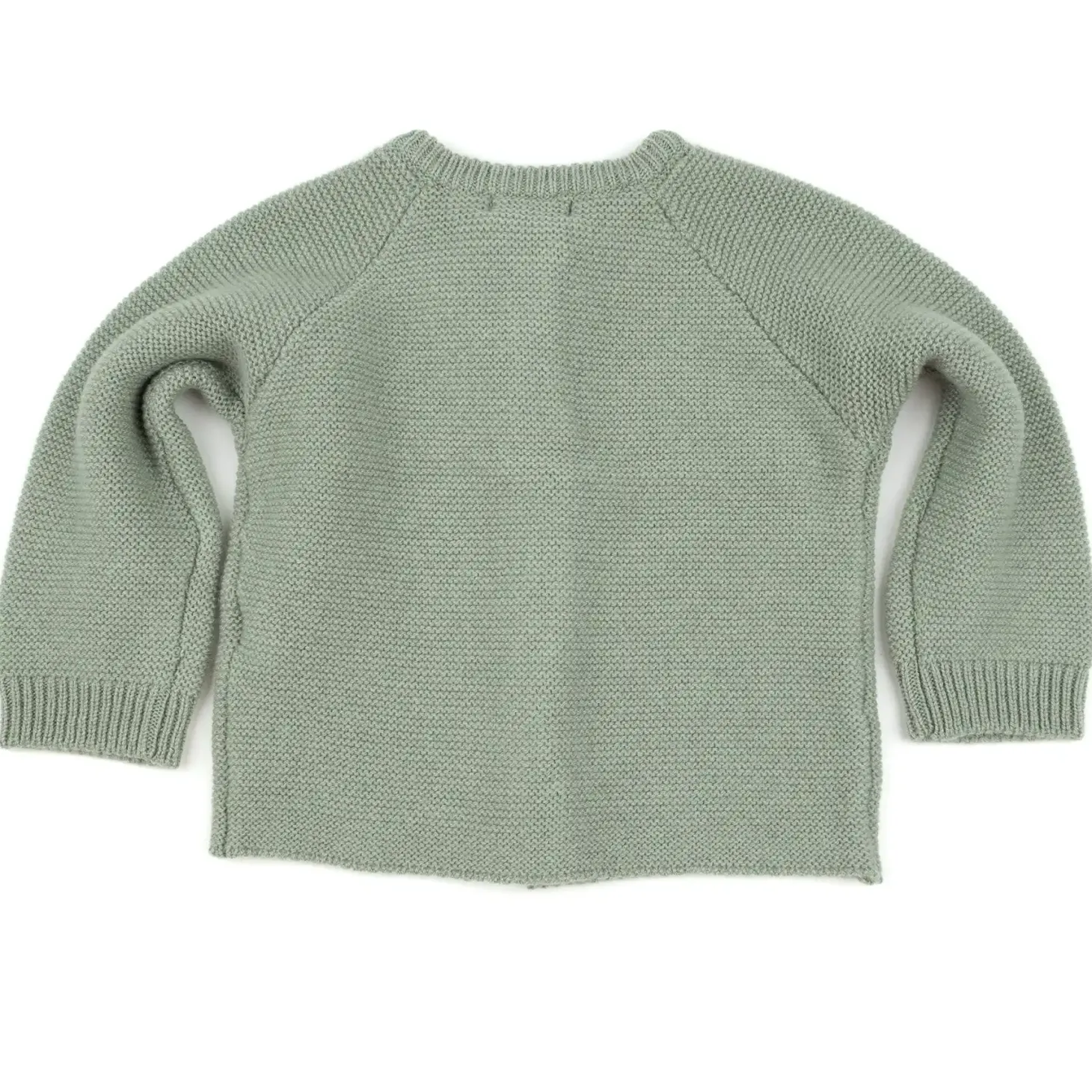 Strickjacke mit Cashmere sage 74/80
