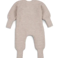 Strick-Overall Merinowolle natur 62/68