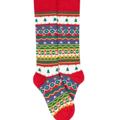 Stricksocken 2er-Pack "Yeti" grau-bunt 23-26