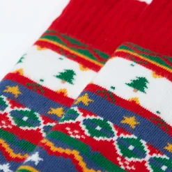 Stricksocken 2er-Pack "Yeti" grau-bunt 23-26