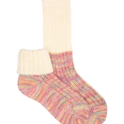 Stricksocken Wolle bunt meliert 19/20