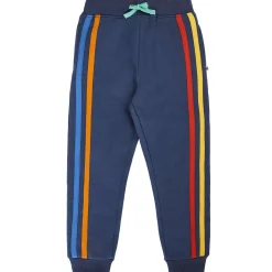 Sweat-Hose mit bunten Streifen dunkelblau 98