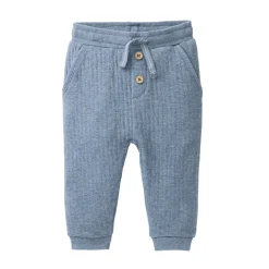 Sweat-Hose "Struktur" rauchblau melange 98
