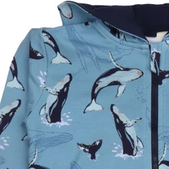 Sweatjacke "Wale" hellblau 104