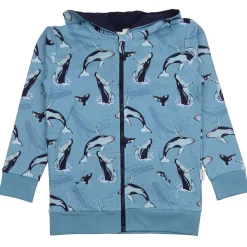 Sweatjacke "Wale" hellblau 104