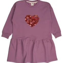 Sweatkleid "Heart" mauve 116