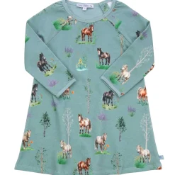 Sweat-Kleid "Ponys" light ocean 104