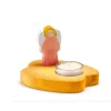Teelicht mit Engel rot