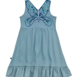Trägerkleid "Schmetterling" hellblau 98