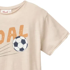 T-Shirt "Fußball" sand 110/116