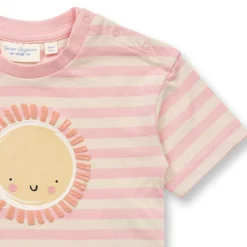 T-Shirt "Sonne" pastel-pink 80