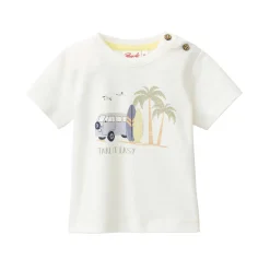 T-Shirt "Strand" weiß 98/104
