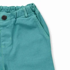 Twill-Shorts seegrün 110