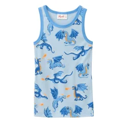 Unterhemd "Drachen" hellblau 110/116