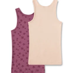 Unterhemd 2er-Set grape-peach 92