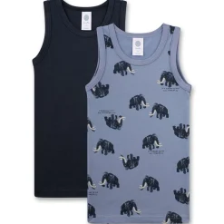 Unterhemd 2er-Set "Mammut" blau 92