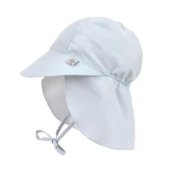 UV-Sonnenhut mit Nackenschutz hellblau 45-47