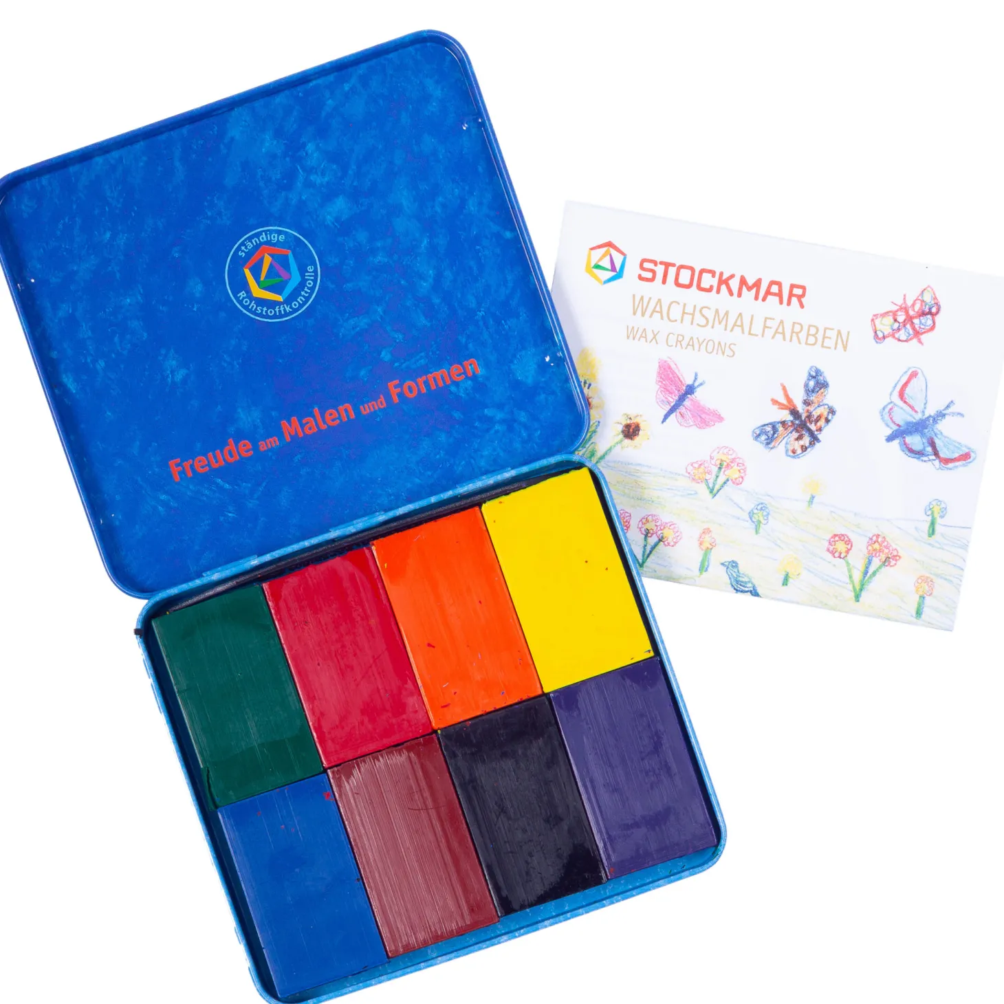 Wachsmalblöcke 8er Set