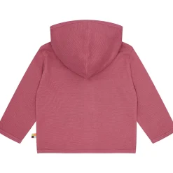 Waffelpiqué-Jacke rouge 98/104
