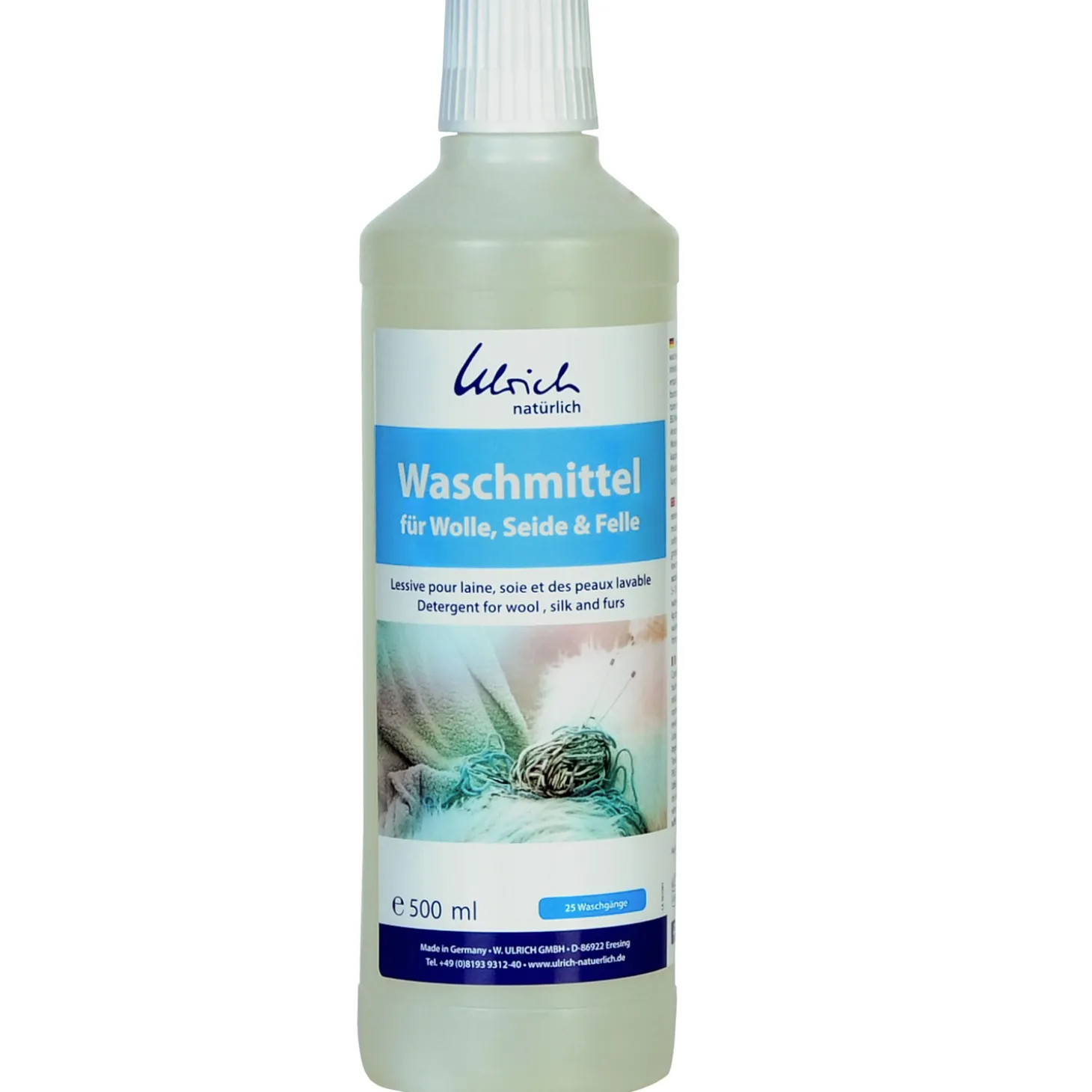 Waschmittel Wolle,Seide und Felle mit Lanolin