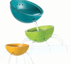Wasserspielzeug Holz Schalen-Set