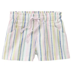 Web-Shorts rosa-weiß 62/68