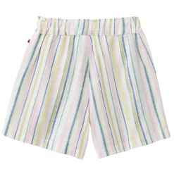 Web-Shorts rosa-weiß 122/128