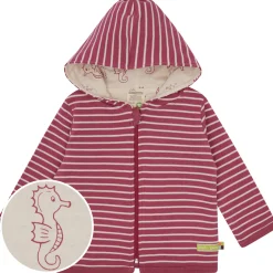 Wendejacke "Seepferdchen" rouge 86/92