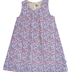 Wende-Kleid "Blumen" hellgelb 116