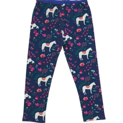 Wende-Leggings "Pferde" dark cobalt 116