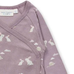 Wickelbody "Bunny" mauve 74