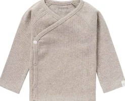 Wickelshirt taupe melange 68