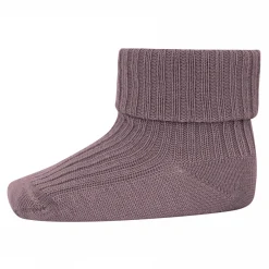 Wollripp-Socken mauve