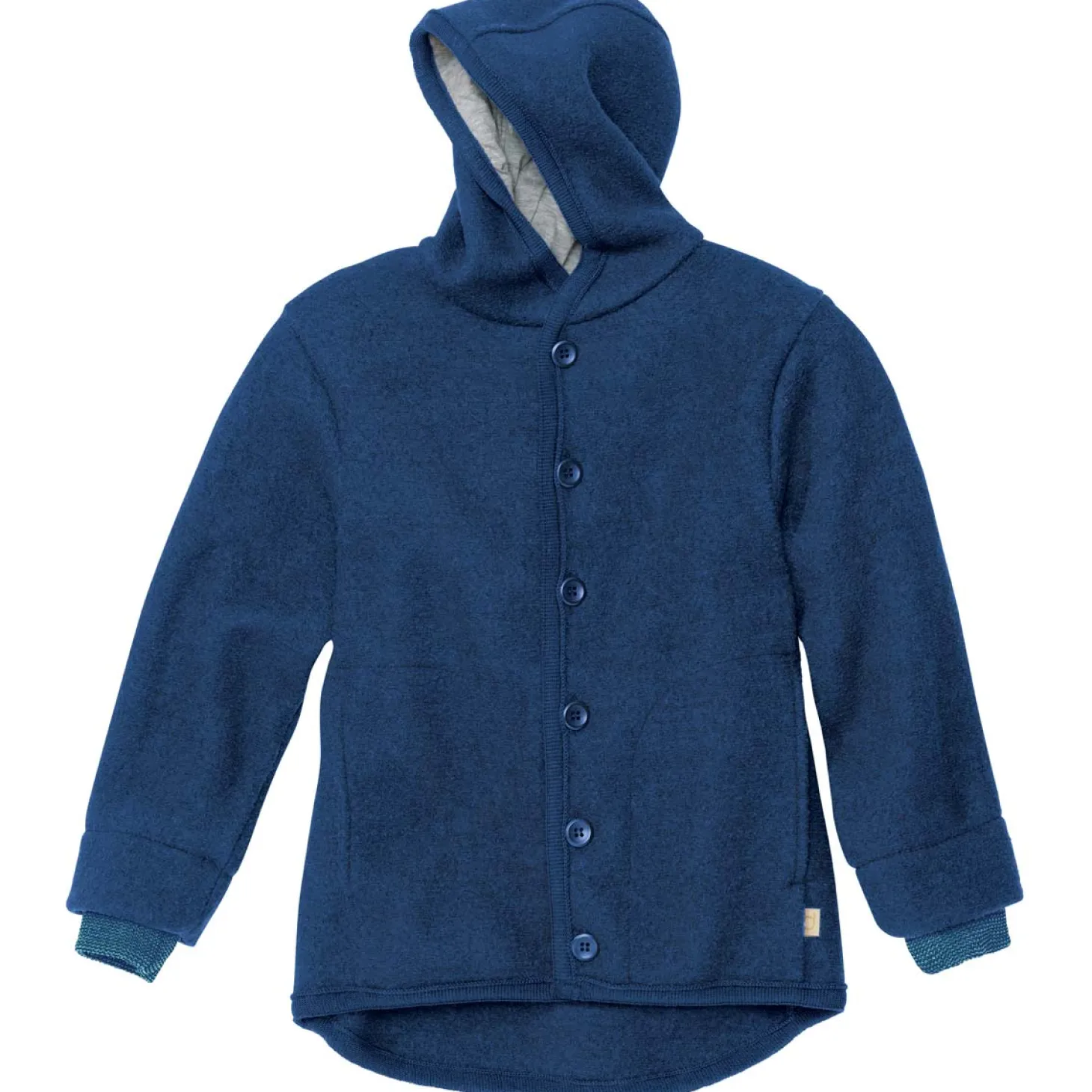 Wollwalk Jacke marine-blau 74/80