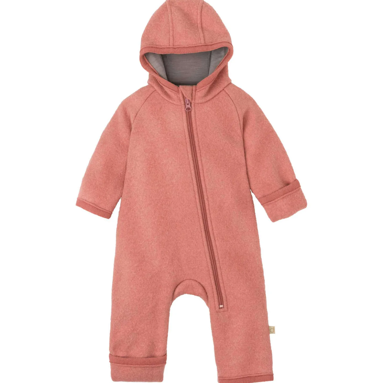 Wollwalk-Zippoverall softpink 86/92