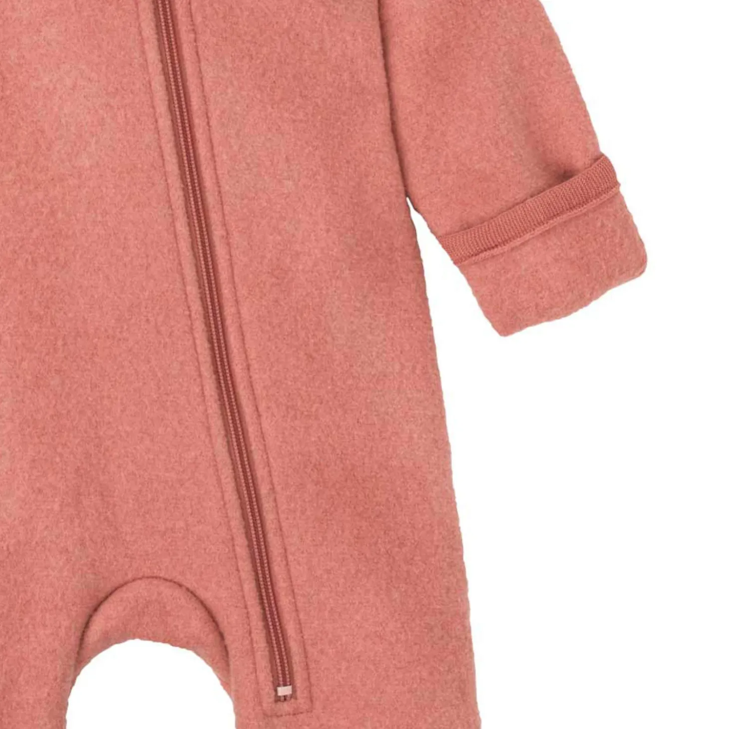 Wollwalk-Zippoverall softpink 86/92