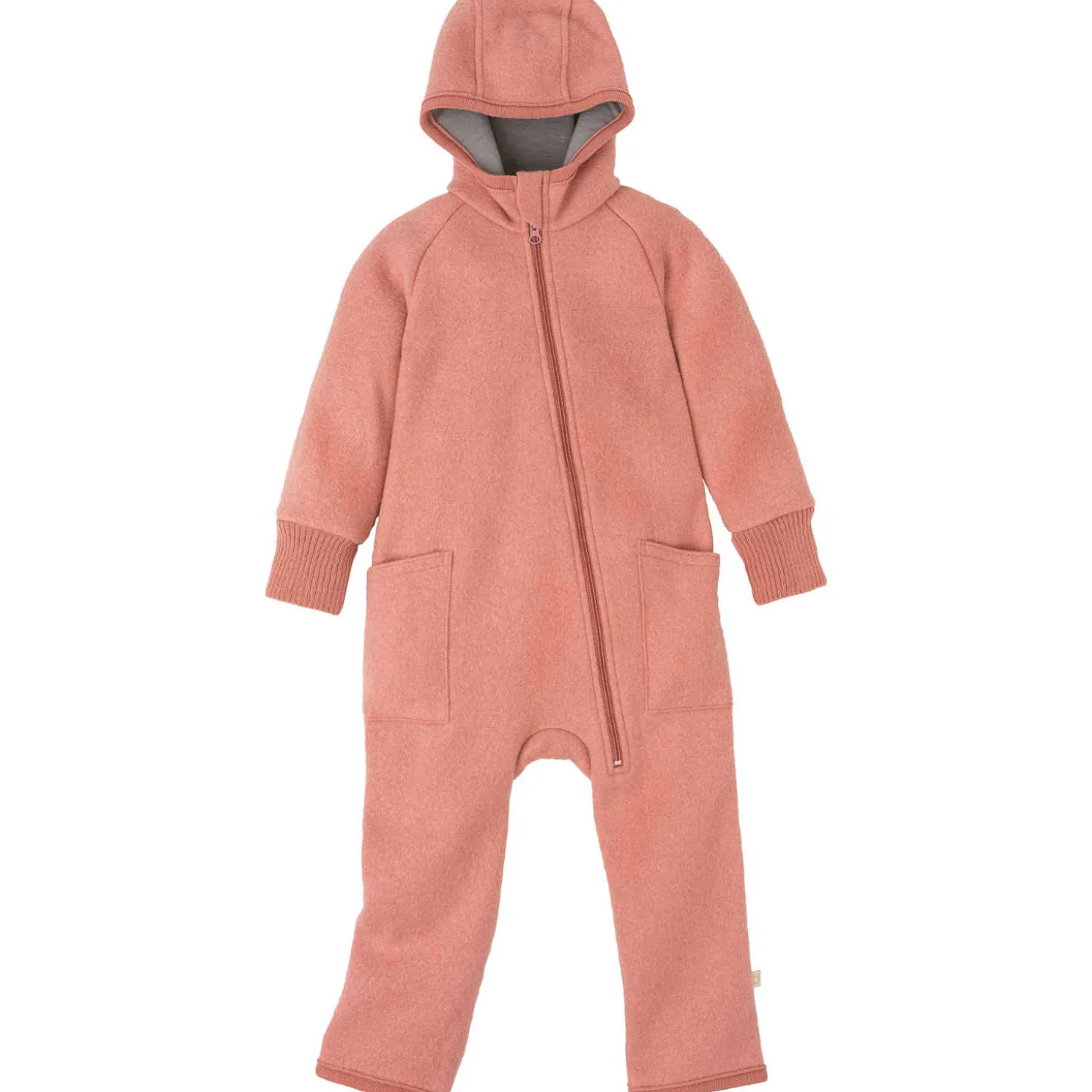 Wollwalk-Zippoverall softpink 86/92